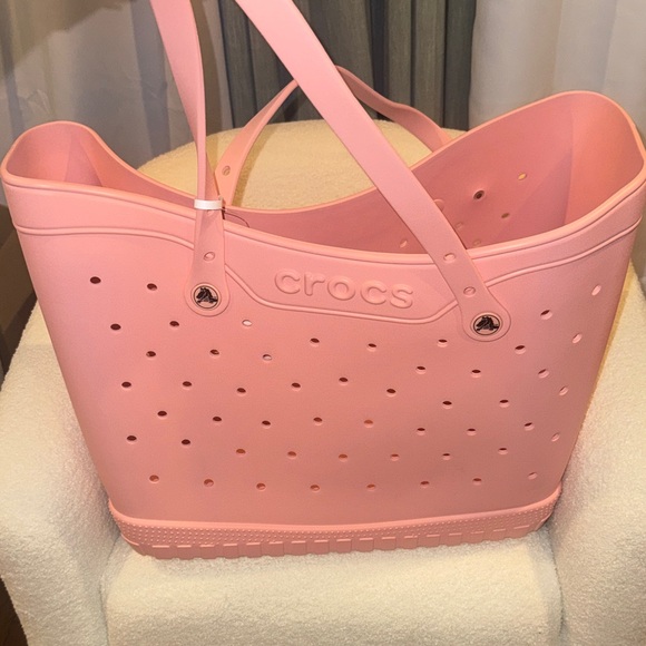 CROCS Classic Jeweled Pink Tote NWT - Picture 8 of 10